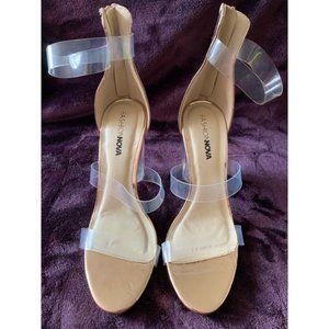 Rosy Clear Heel - Rose Gold